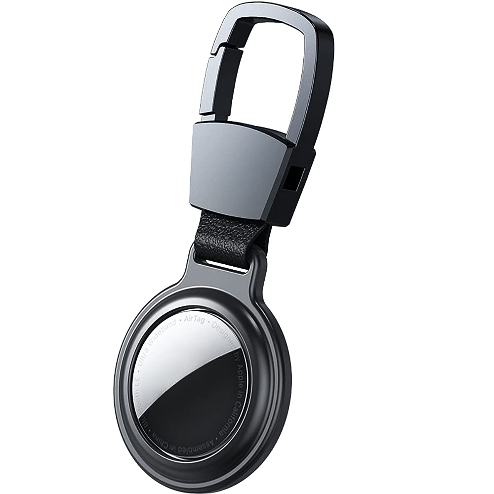 ChiluxeLife™ Magnetic Metal AirTag Holder – Premium Keychain with Secure Magnetic Closure (Gold / Silver)