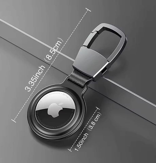 ChiluxeLife™ Magnetic Metal AirTag Holder – Premium Keychain with Secure Magnetic Closure (Gold / Silver)