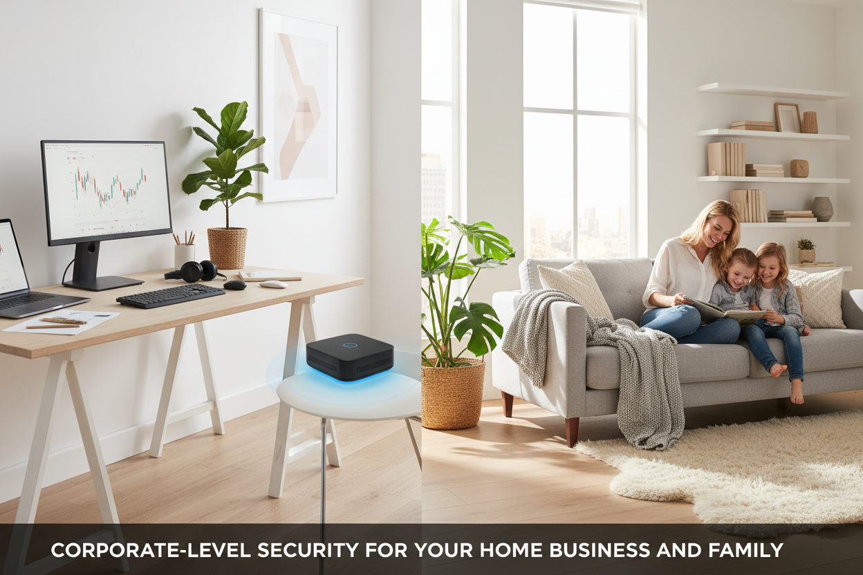 Home Office Security Hub - Work Life Balance