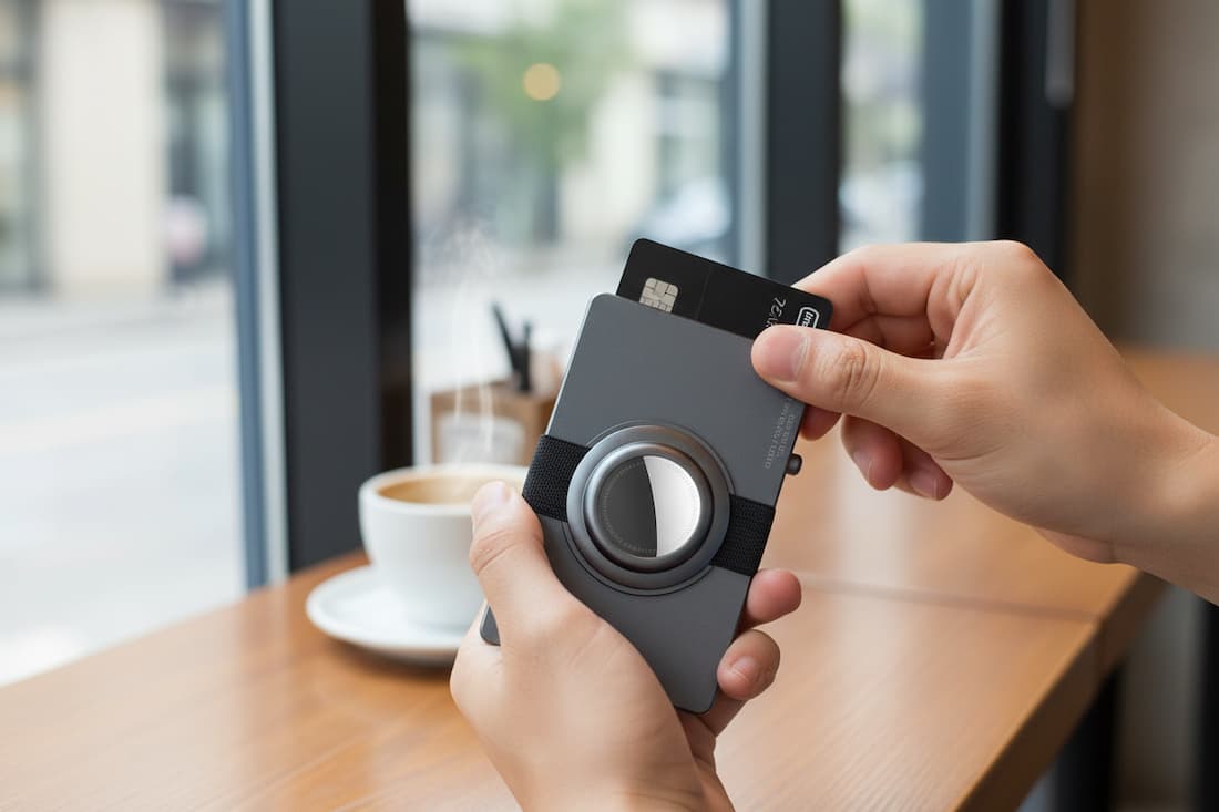 RFID Wallet with AirTag Holder – Never Lose What Matters