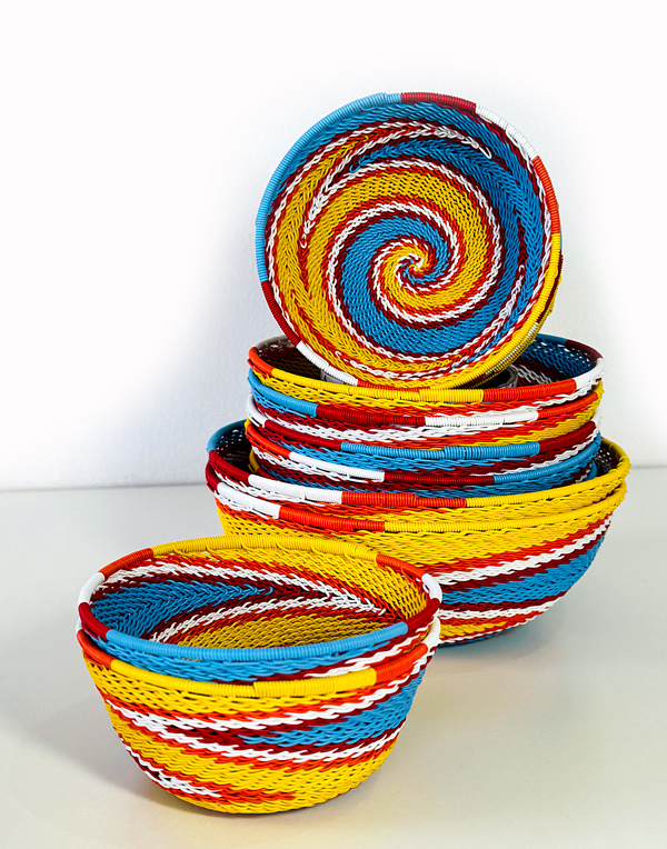 Discover Handcrafted Zulu Telephone Wire&nbsp;Bowls